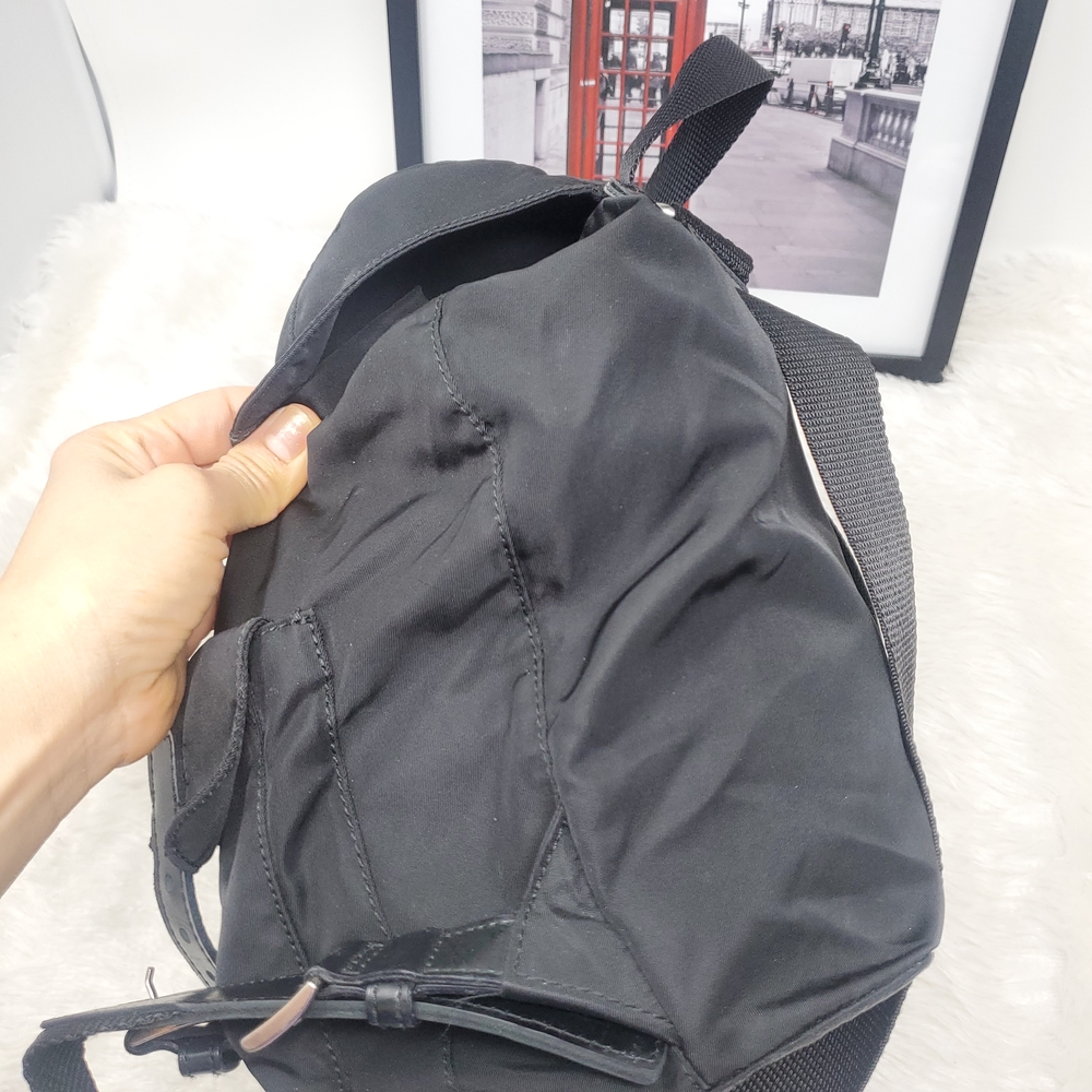 Prada Mini Black Nylon Backpack - image 5